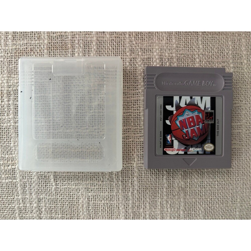 GAMEBOY NBA JAM AUTHENTIC TESTED WORKING. Comes With Protective Case. Aklaim